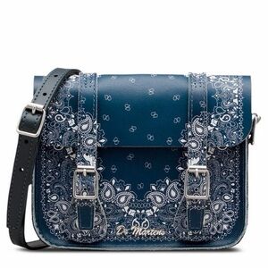 DR MARTENS | Crossbody Leather Satchel Purse Bandana